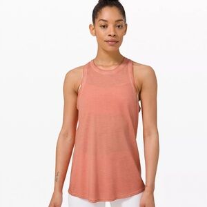 Lululemon All Tied up Tank Top-Sublimado Pigment Dye Rustic Coral-Sz 8